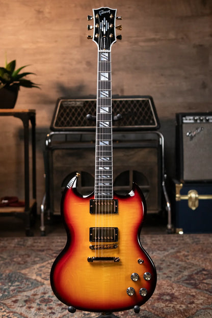 Gibson SG Supreme Electric Guitar - Fireburst with Hardshell Case