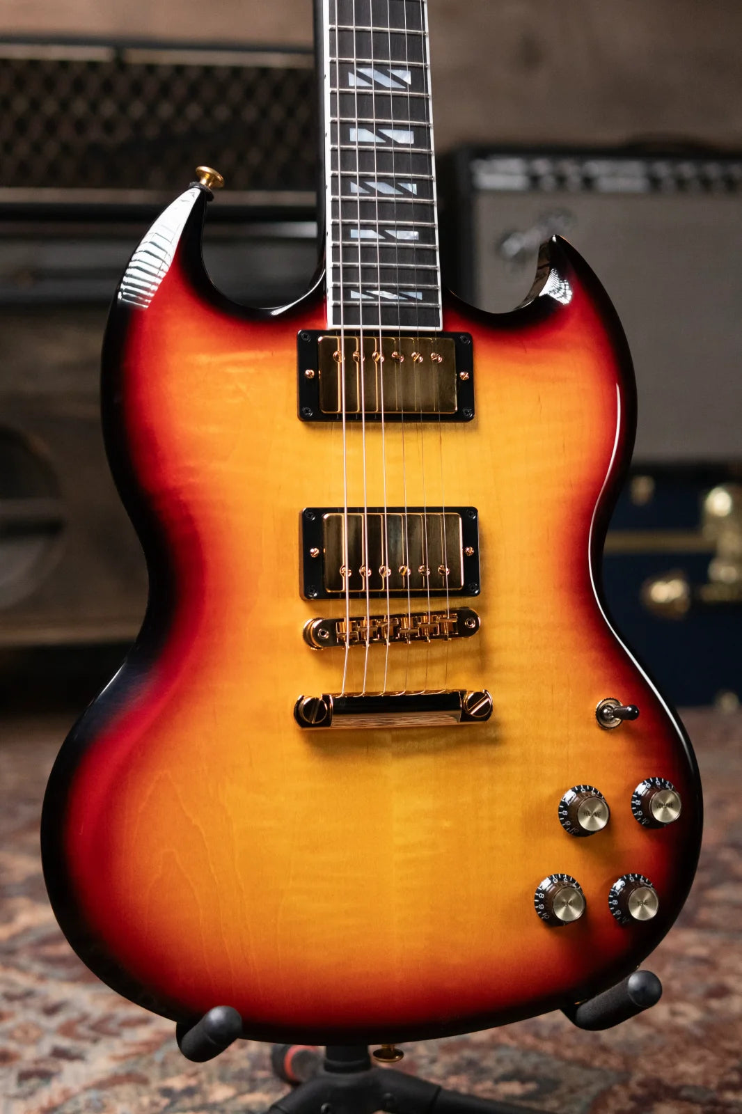 Gibson SG Supreme Electric Guitar - Fireburst with Hardshell Case