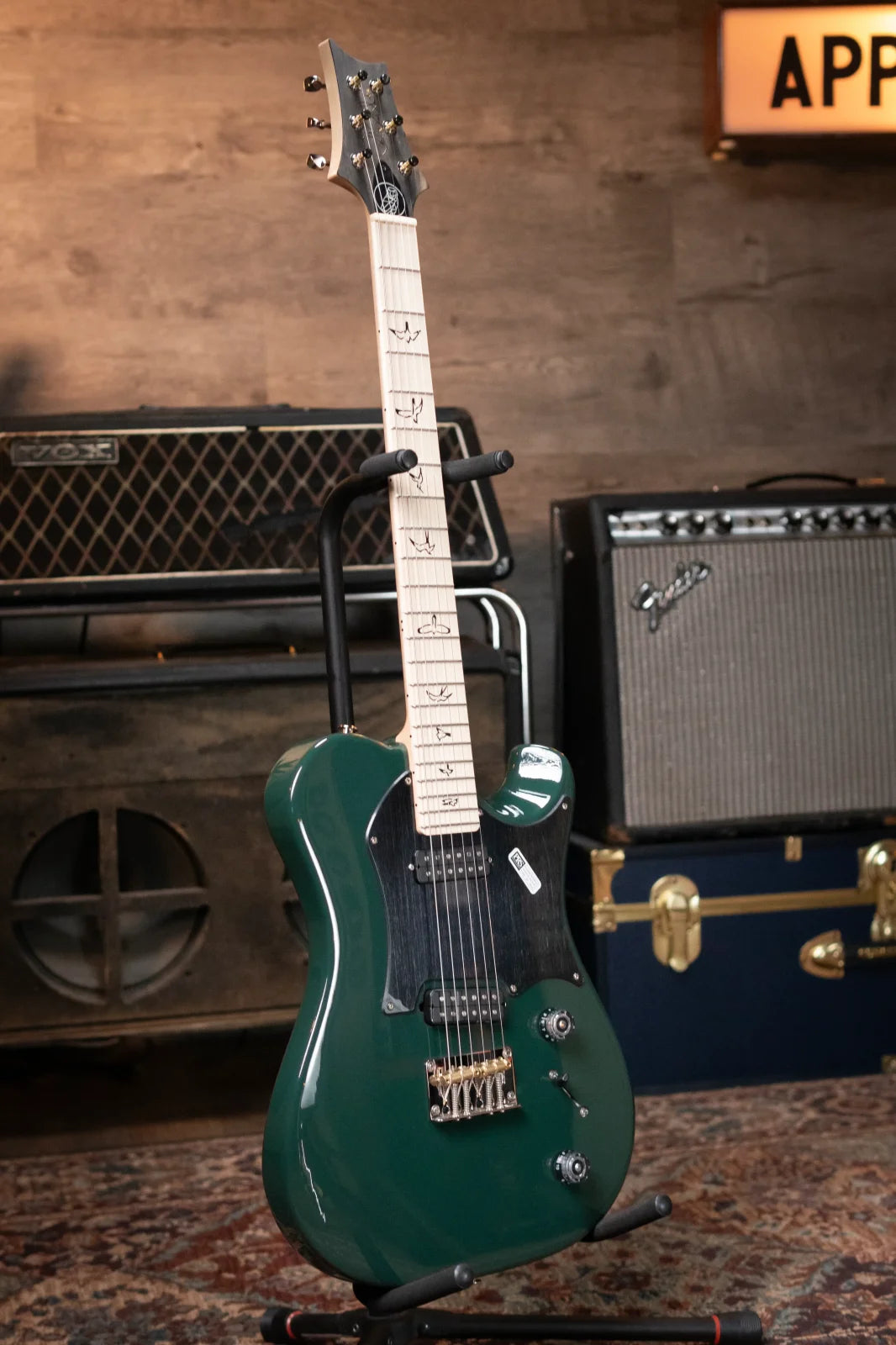 PRS Myles Kennedy Signature Maple Neck - Hunters Green with Gig Bag
