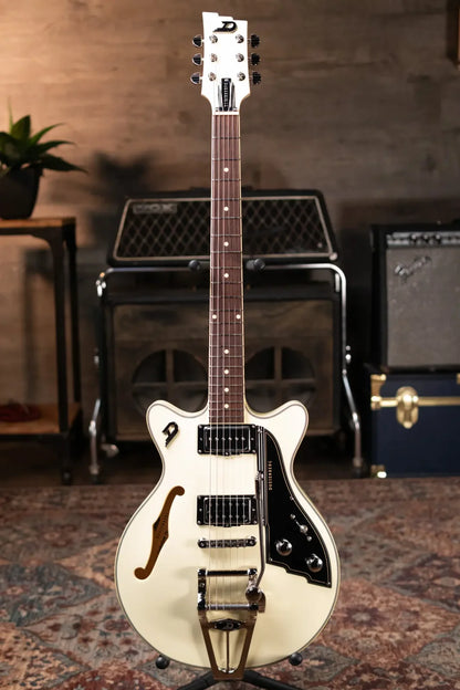 Duesenberg Starplayer TV Fullerton - White with Hardshell Case