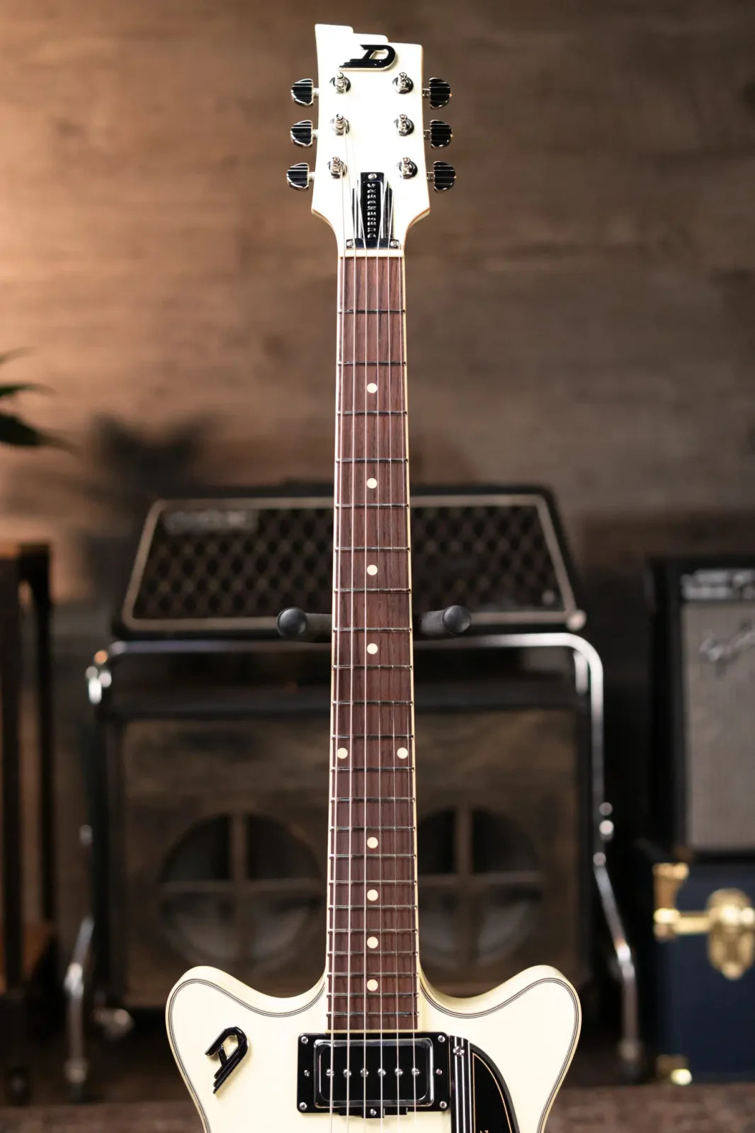 Duesenberg Starplayer TV Fullerton - White with Hardshell Case