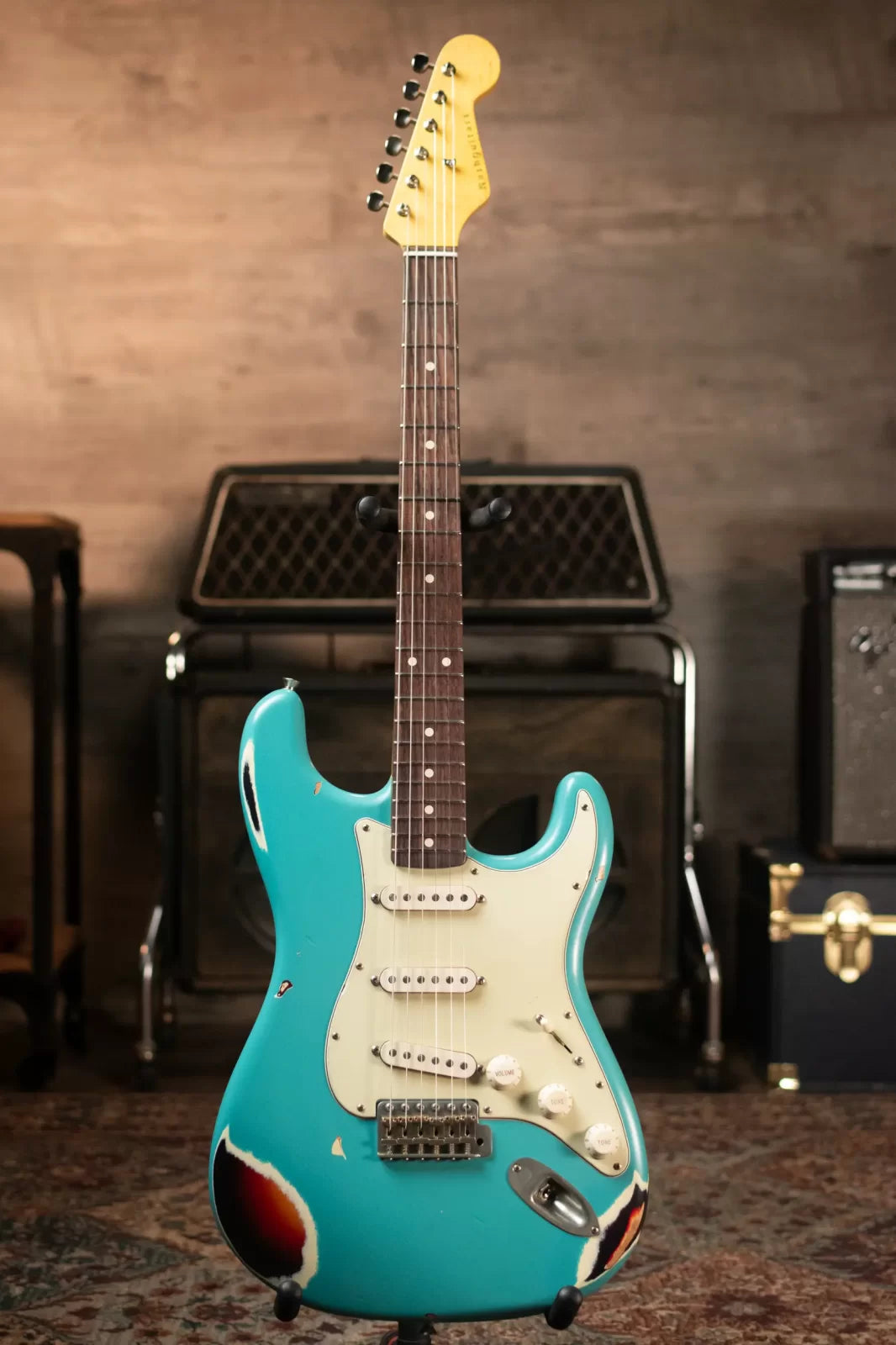 Nash S-63 - Seafoam over 3-Tone Sunburst with Hardshell Case