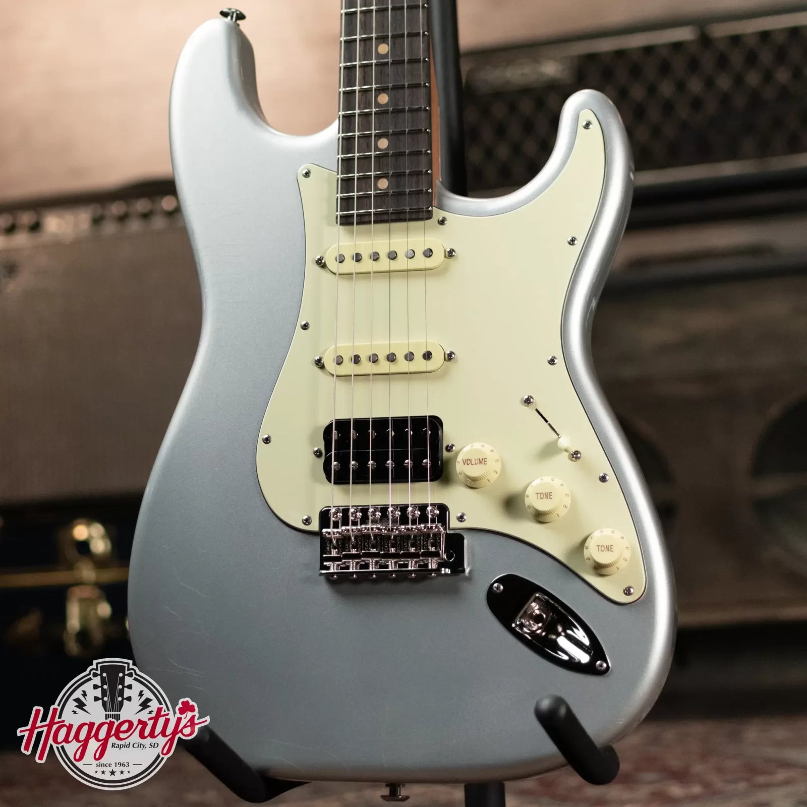 Suhr Classic S Vintage LE, HSS - Firemist Silver with Deluxe Gig Bag