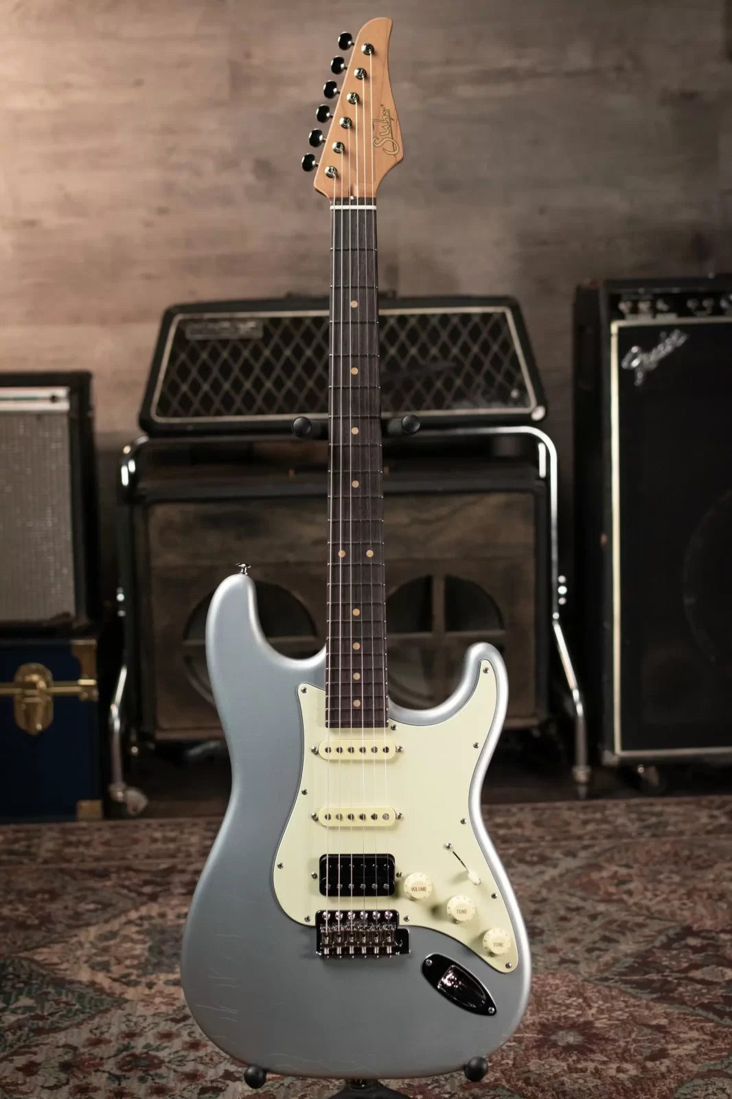 Suhr Classic S Vintage LE, HSS - Firemist Silver with Deluxe Gig Bag