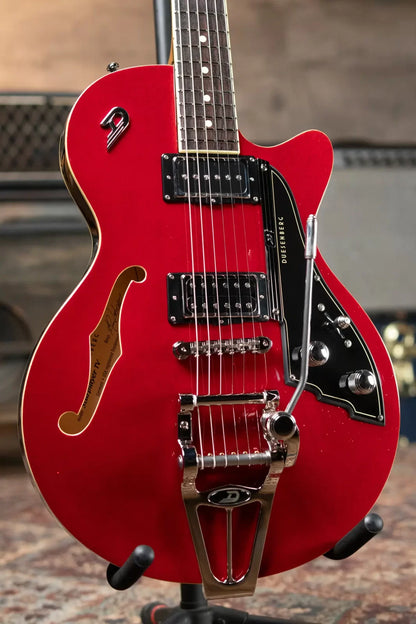 Duesenberg Starplayer TV - Red Sparkle with Hardshell Case