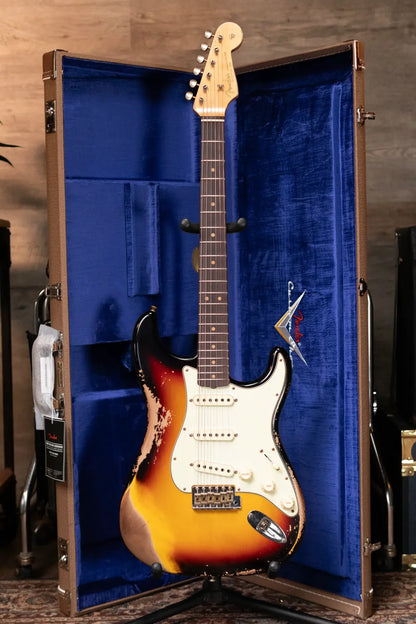 Fender Custom Shop Limited Edition 1964 L-Series Stratocaster Heavy Relic - 3-Color Sunburst with Hardshell Case