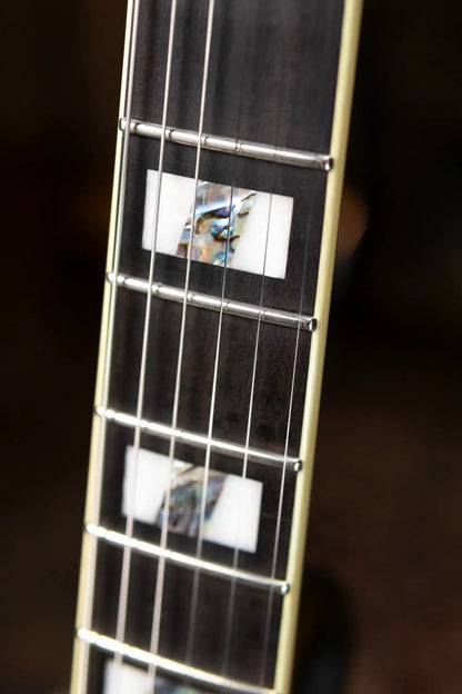 Ibanez PS3CM Paul Stanley Signature Model Electric Guitar - Black with Cracked Mirror Top with Hardshell Case