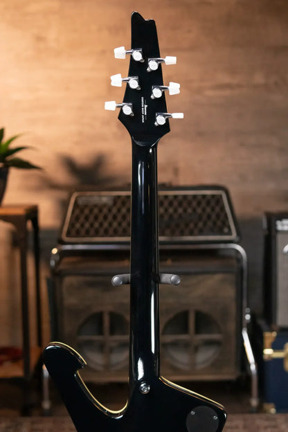 Ibanez PS3CM Paul Stanley Signature Model Electric Guitar - Black with Cracked Mirror Top with Hardshell Case
