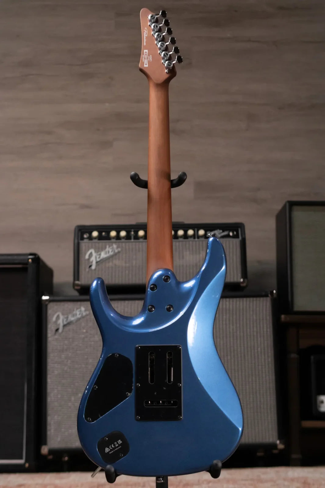 Ibanez Premium AZ42P1PBE Electric Guitar - Prussian Blue Metallic with Gig Bag