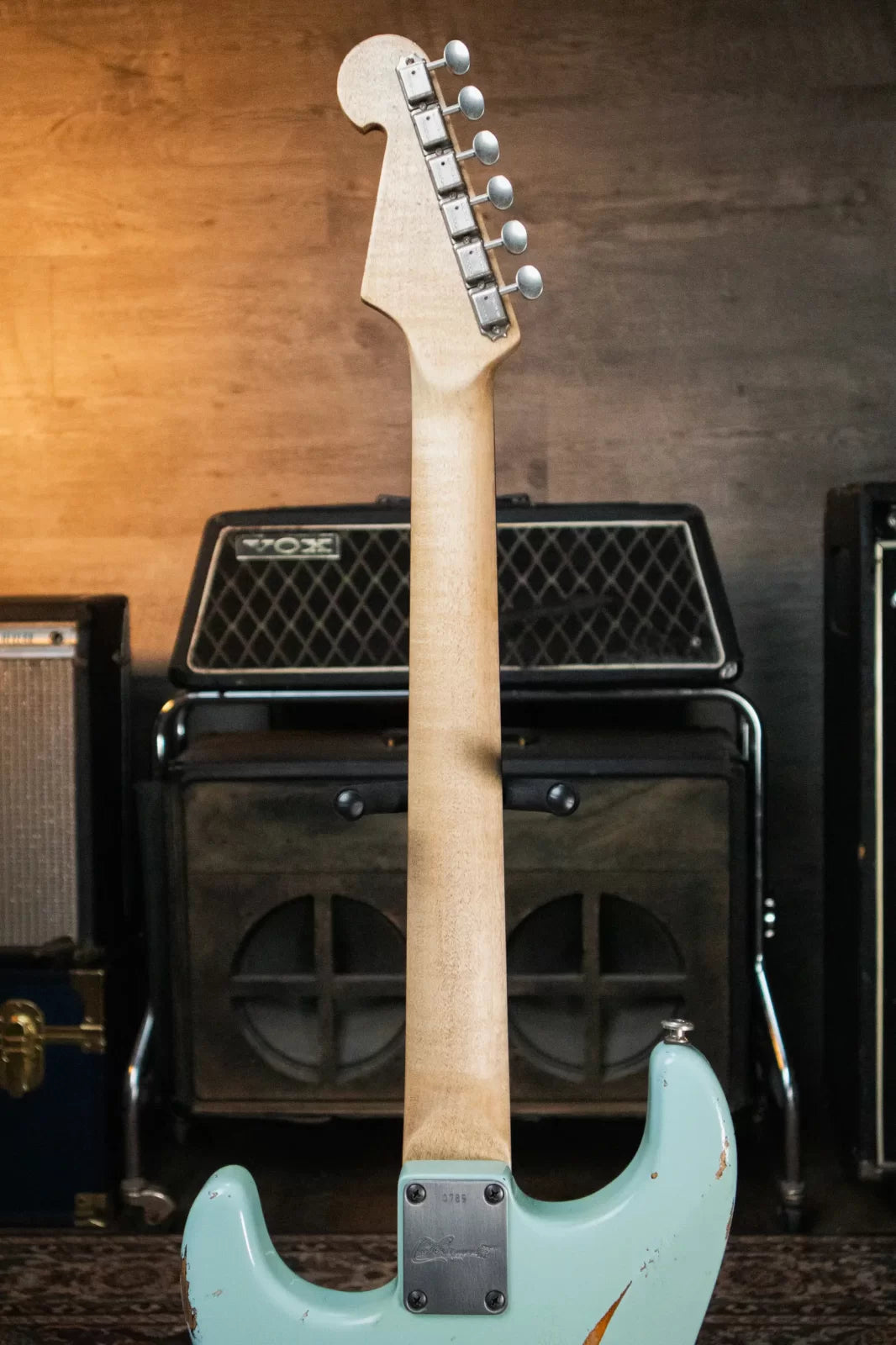 Luxxtone Choppa S - Daphne Blue over Sunburst with Hardshell Case