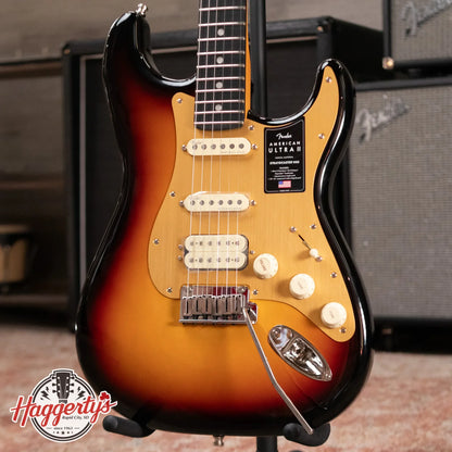 Fender American Ultra II Stratocaster HSS Electric Guitar - Ultraburst with Hardshell Case - Demo