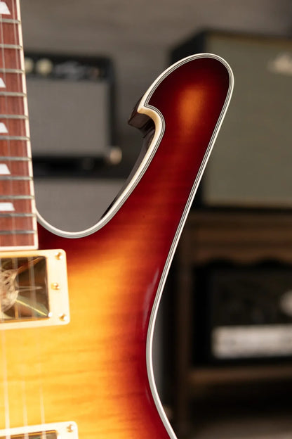 Ibanez Iceman IC420FMVLS Electric Guitar - Violin Sunburst with Gig Bag