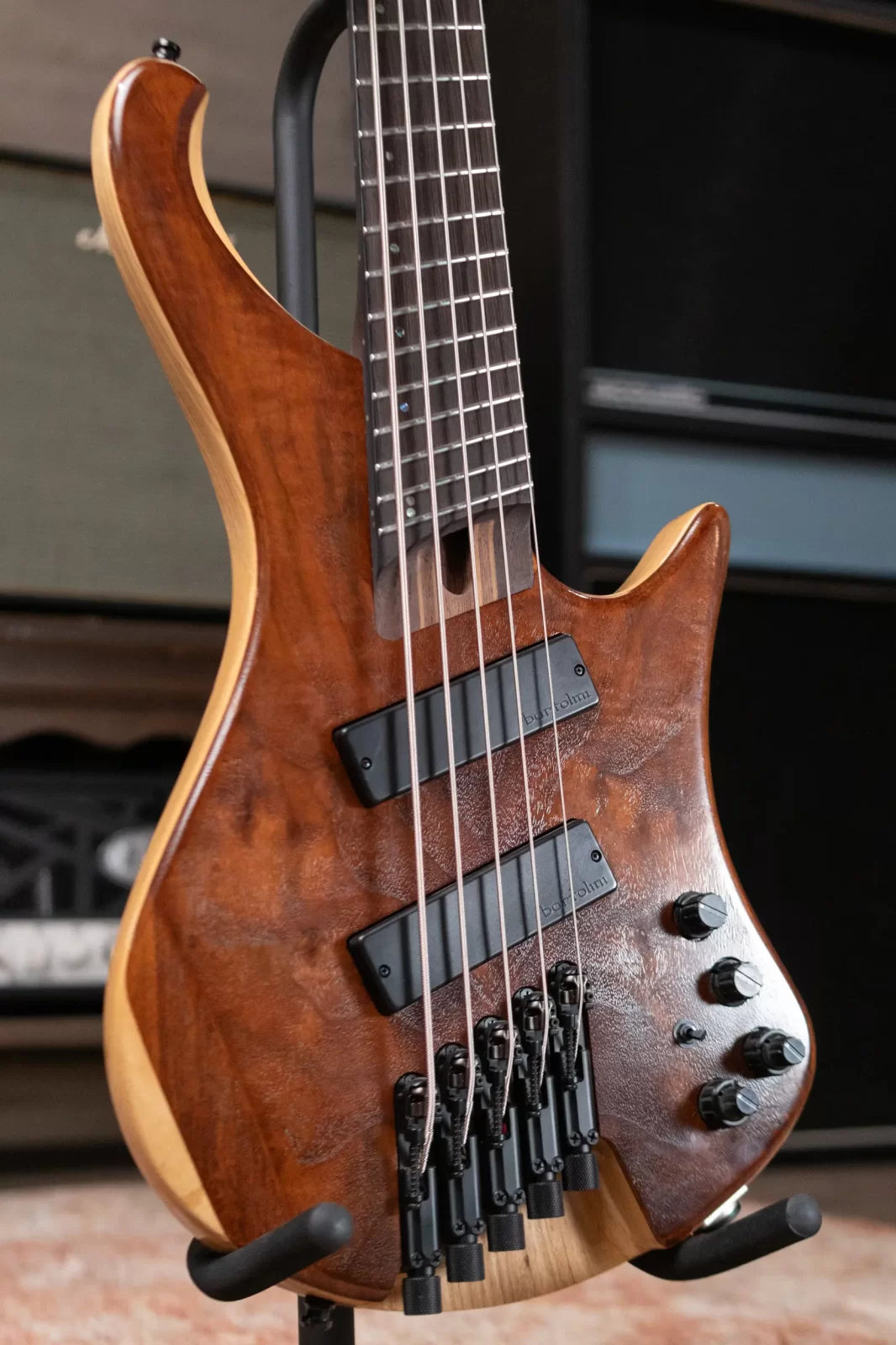 Ibanez EHB1265MSNML Ergonomic Headless 5-String Bass - Natural Mocha with Gig Bag