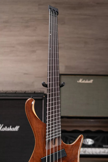 Ibanez EHB1265MSNML Ergonomic Headless 5-String Bass - Natural Mocha with Gig Bag
