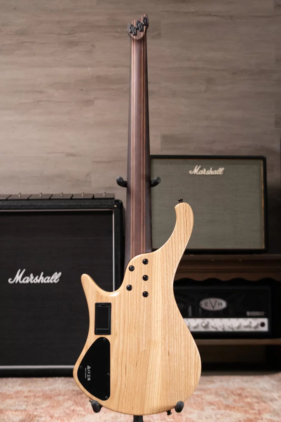 Ibanez EHB1265MSNML Ergonomic Headless 5-String Bass - Natural Mocha with Gig Bag