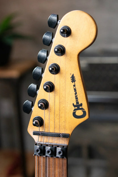 Charvel Pro-Mod Relic San Dimas Style 1 HH FR PF - Weathered Orange with Multi-Fit Gig Bag