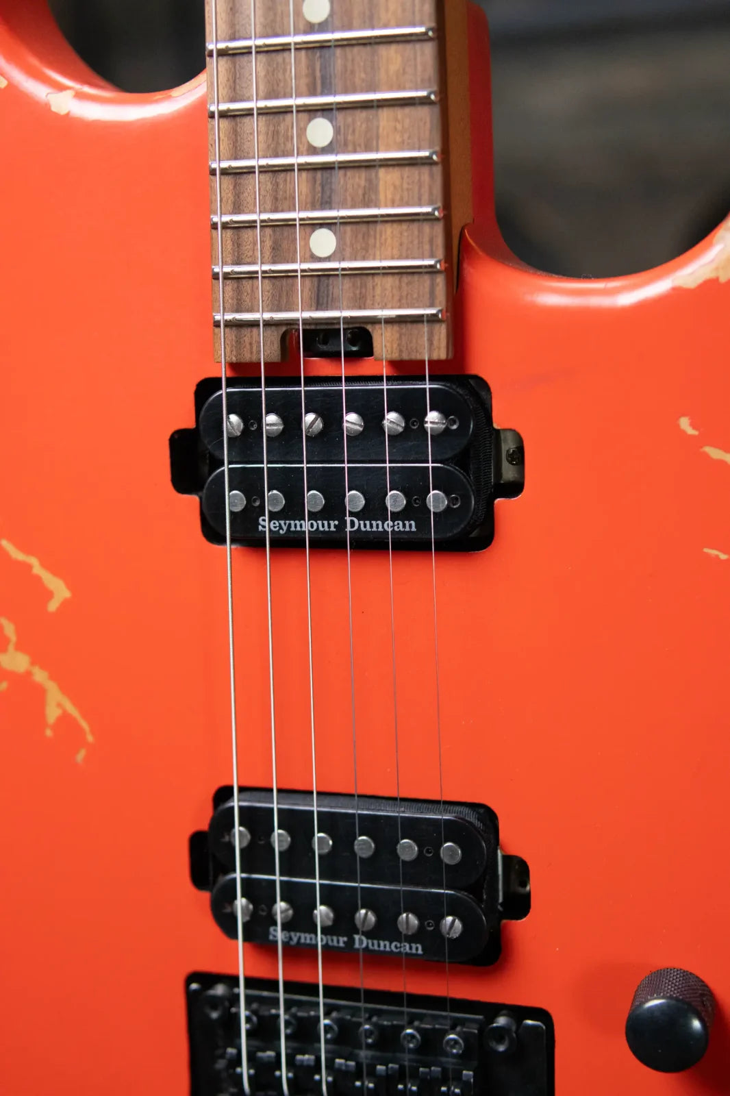 Charvel Pro-Mod Relic San Dimas Style 1 HH FR PF - Weathered Orange with Multi-Fit Gig Bag