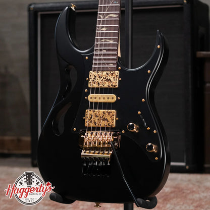 Ibanez PIA3761 Steve Vai Signature Electric Guitar - Onyx Black with Hardshell Case
