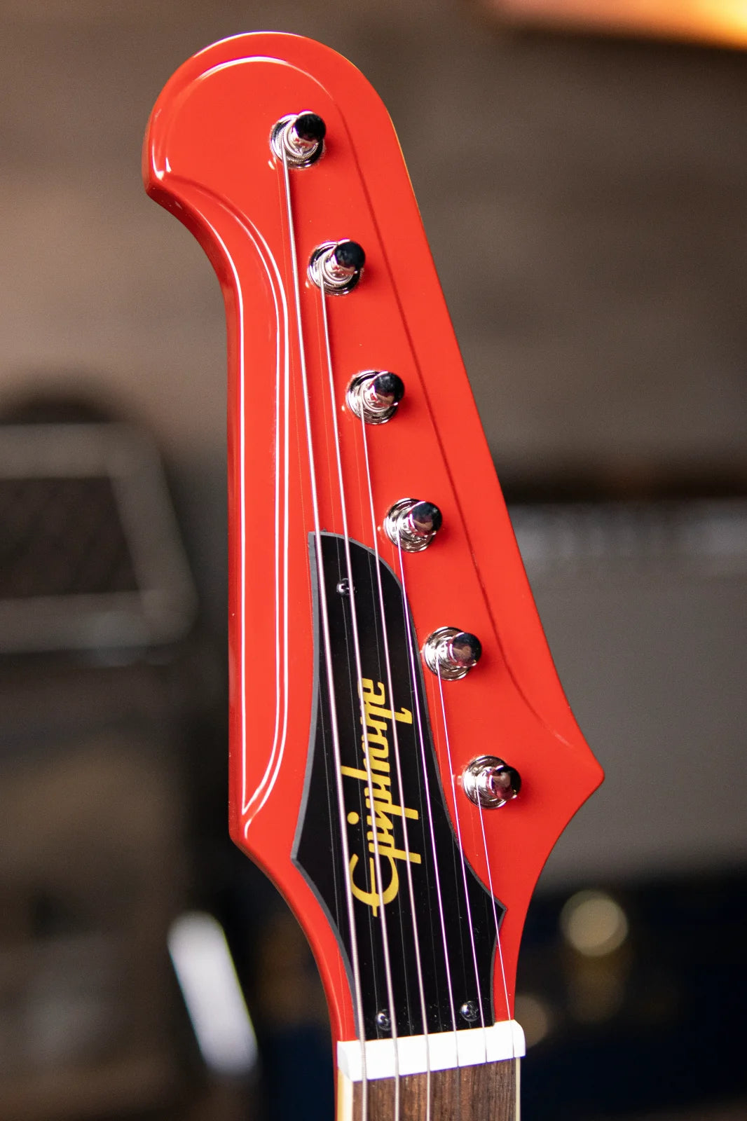 Epiphone 1963 Firebird V - Ember Red with Hardshell Case