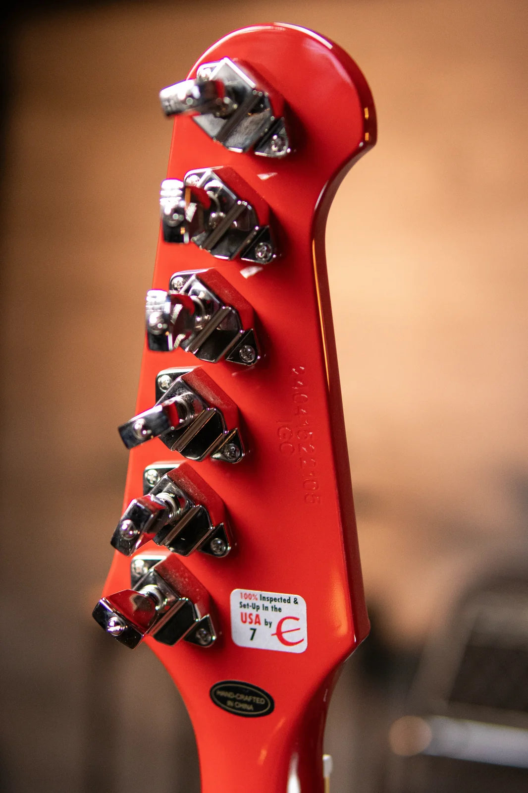 Epiphone 1963 Firebird V - Ember Red with Hardshell Case