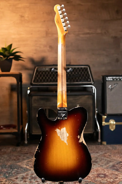 Fender Custom Shop Limited Edition CuNiFe Telecaster Custom Heavy Relic, 1-Piece Maple Neck with Hardshell Case - Faded Aged Wide-Fade 2-Color Sunburst