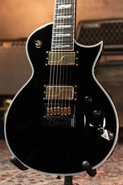 ESP LTD EC-1007B Evertune Baritone 7-String Electric Guitar - Black