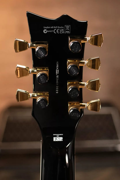 ESP LTD EC-1007B Evertune Baritone 7-String Electric Guitar - Black