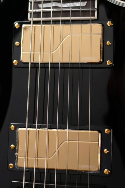 ESP LTD EC-1007B Evertune Baritone 7-String Electric Guitar - Black
