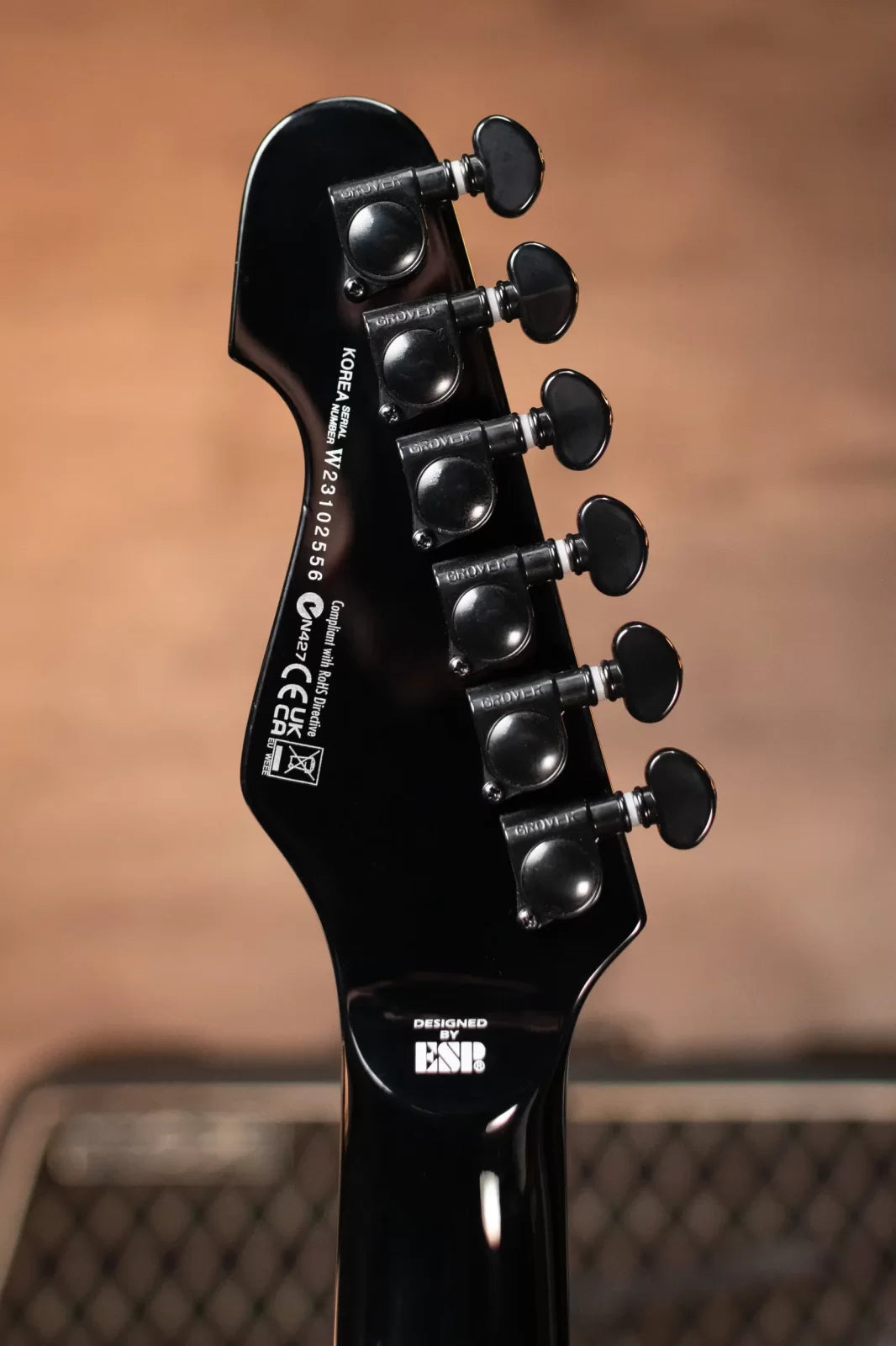 ESP LTD TE-1000 Electric Guitar with Evertune Bridge - Charcoal Burst - Floor Model