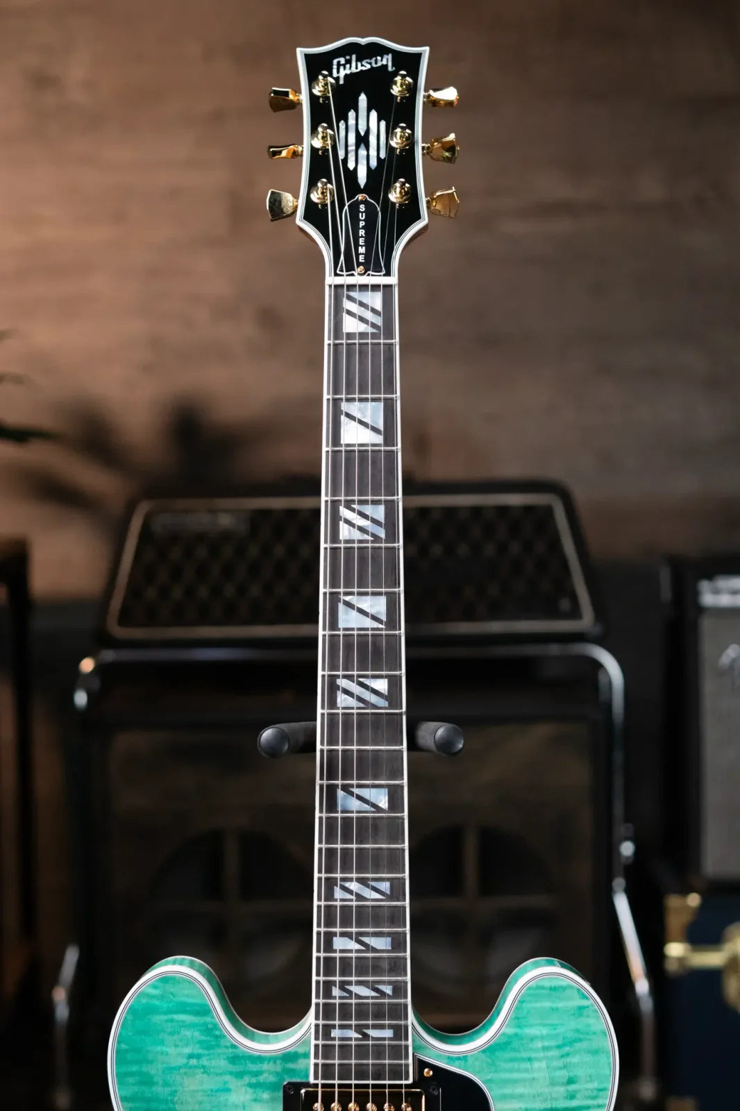 Gibson ES Supreme Semi-Hollow Electric - Seafoam Green with Hardshell Case