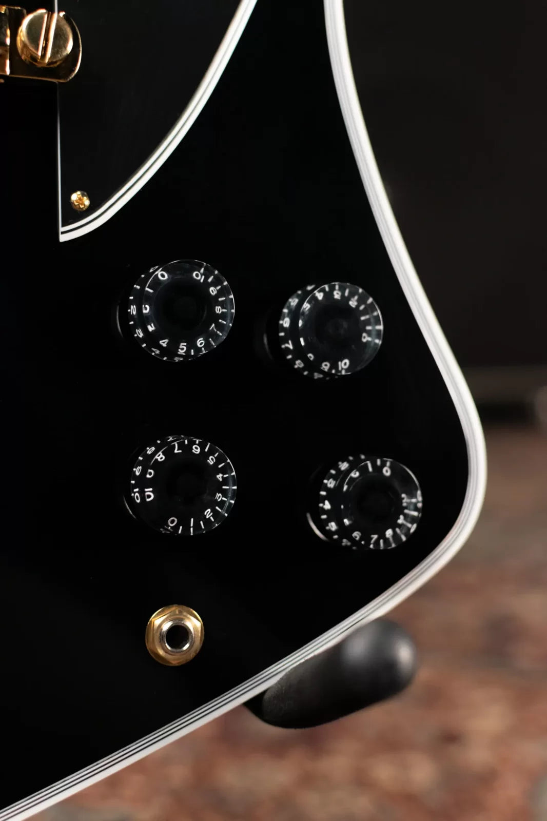 Gibson Firebird Custom Shop, Ebony Fingerboard Electric Guitar - Gloss Ebony with Hardshell Case - Floor Model