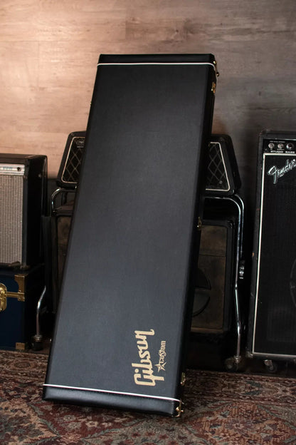 Gibson Firebird Custom Shop, Ebony Fingerboard Electric Guitar - Gloss Ebony with Hardshell Case - Floor Model