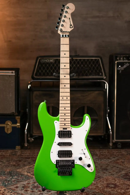 Charvel Pro-Mod So-Cal Style 1 HSH FR M, Maple Fingerboard - Slime Green