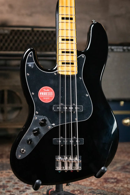Squier Classic Vibe '70s Jazz Bass Left-Handed, Maple Fingerboard - Black