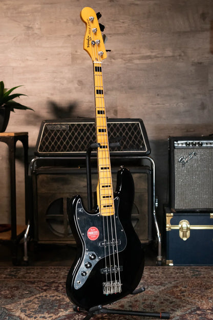 Squier Classic Vibe '70s Jazz Bass Left-Handed, Maple Fingerboard - Black