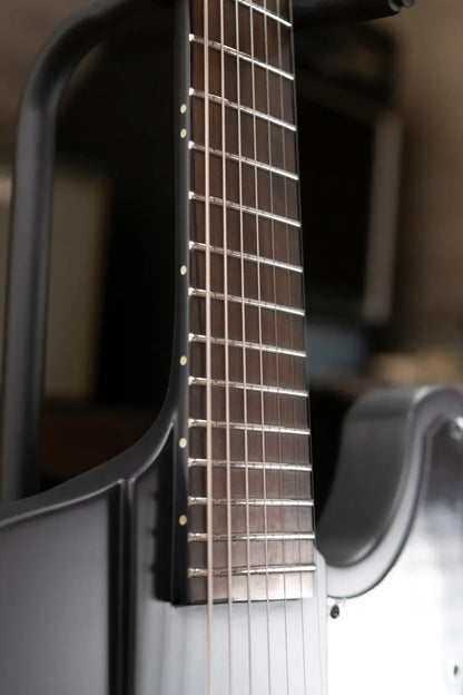 ESP LTD Phoenix-7 Baritone Black Metal Electric Guitar - Black Satin