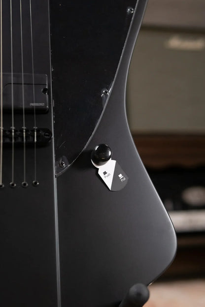 ESP LTD Phoenix-7 Baritone Black Metal Electric Guitar - Black Satin