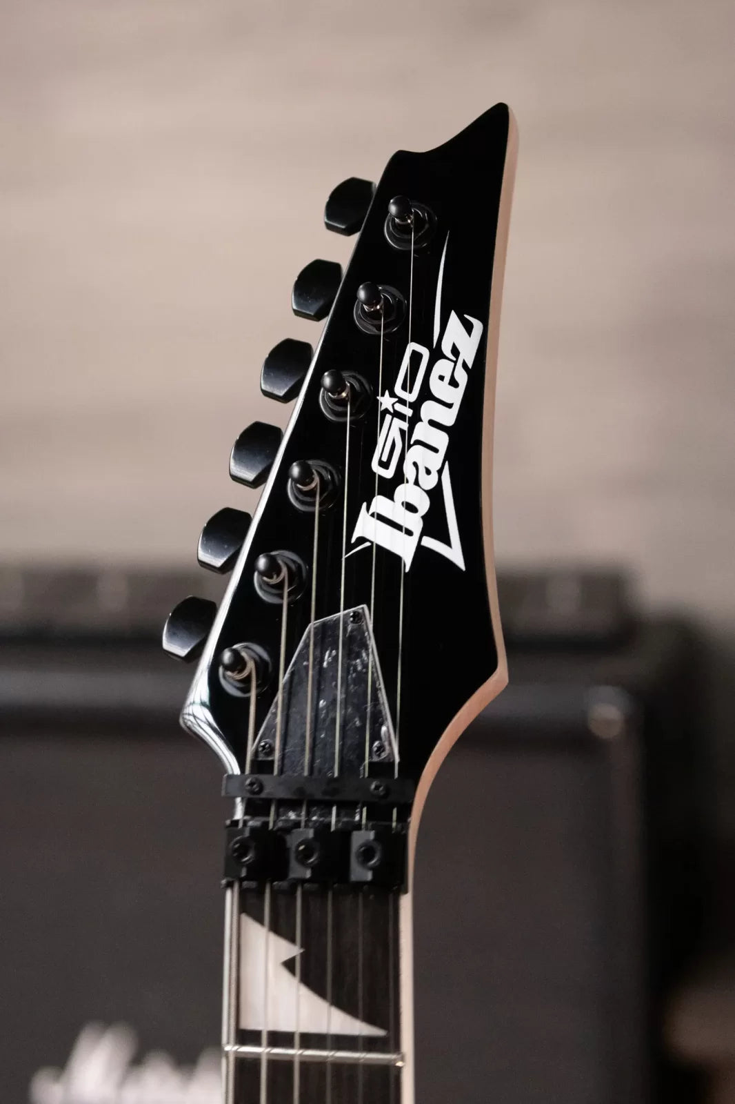 new 8 lbs Ibanez GRG320FATKS GIO Electric Guitar Transparent Black Sunburst haggertys 05