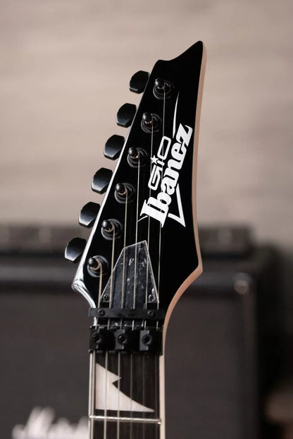 new 8 lbs Ibanez GRG320FATKS GIO Electric Guitar Transparent Black Sunburst haggertys 05