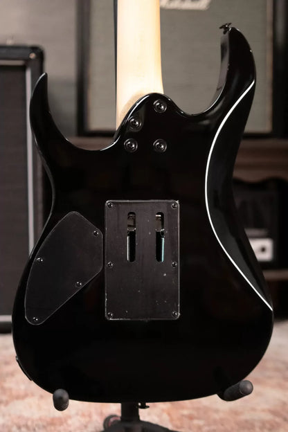 new 8 lbs Ibanez GRG320FATKS GIO Electric Guitar Transparent Black Sunburst haggertys 08