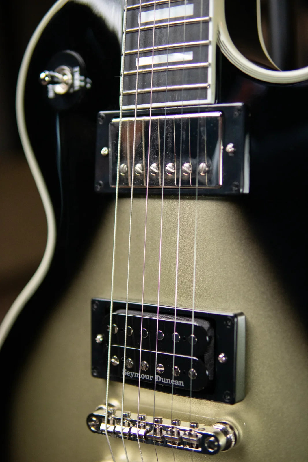 Epiphone Adam Jones 1979 Les Paul Custom - Antique Silverburst with Hardshell Case
