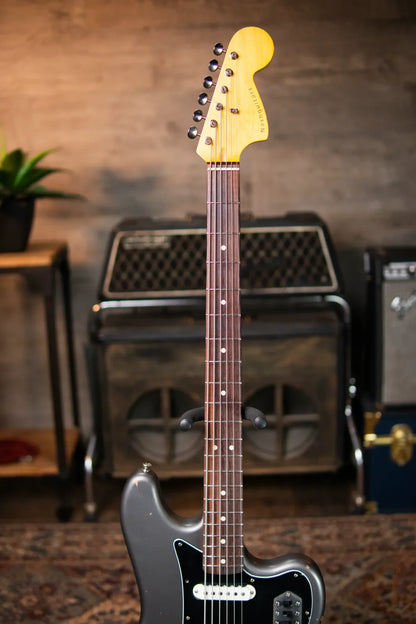 (RTO) Nash B-6 6-String Bass - Charcoal with Hardshell Case