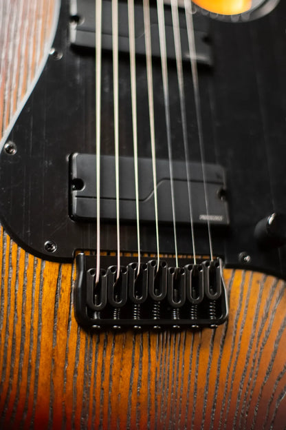 ESP LTD SN-1007HT Baritone Electric Guitar - Fireblast