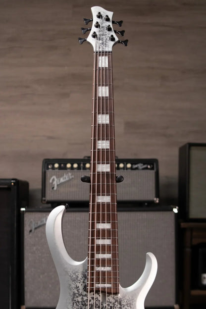 Ibanez BTB25TH6SLM 6-String Bass Guitar - Silver Blizzard Matte
