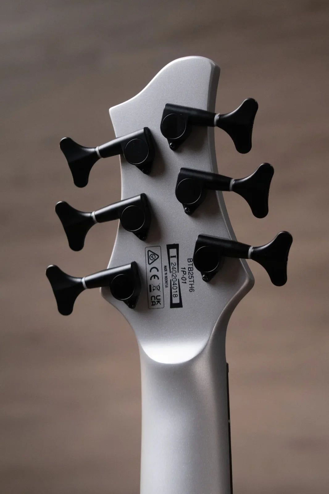 Ibanez BTB25TH6SLM 6-String Bass Guitar - Silver Blizzard Matte