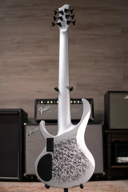 Ibanez BTB25TH6SLM 6-String Bass Guitar - Silver Blizzard Matte