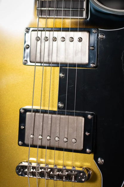 ESP LTD Bill Kelliher Sparrowhawk Electric Guitar - Vintage Silver Sunburst with Form Fit Case