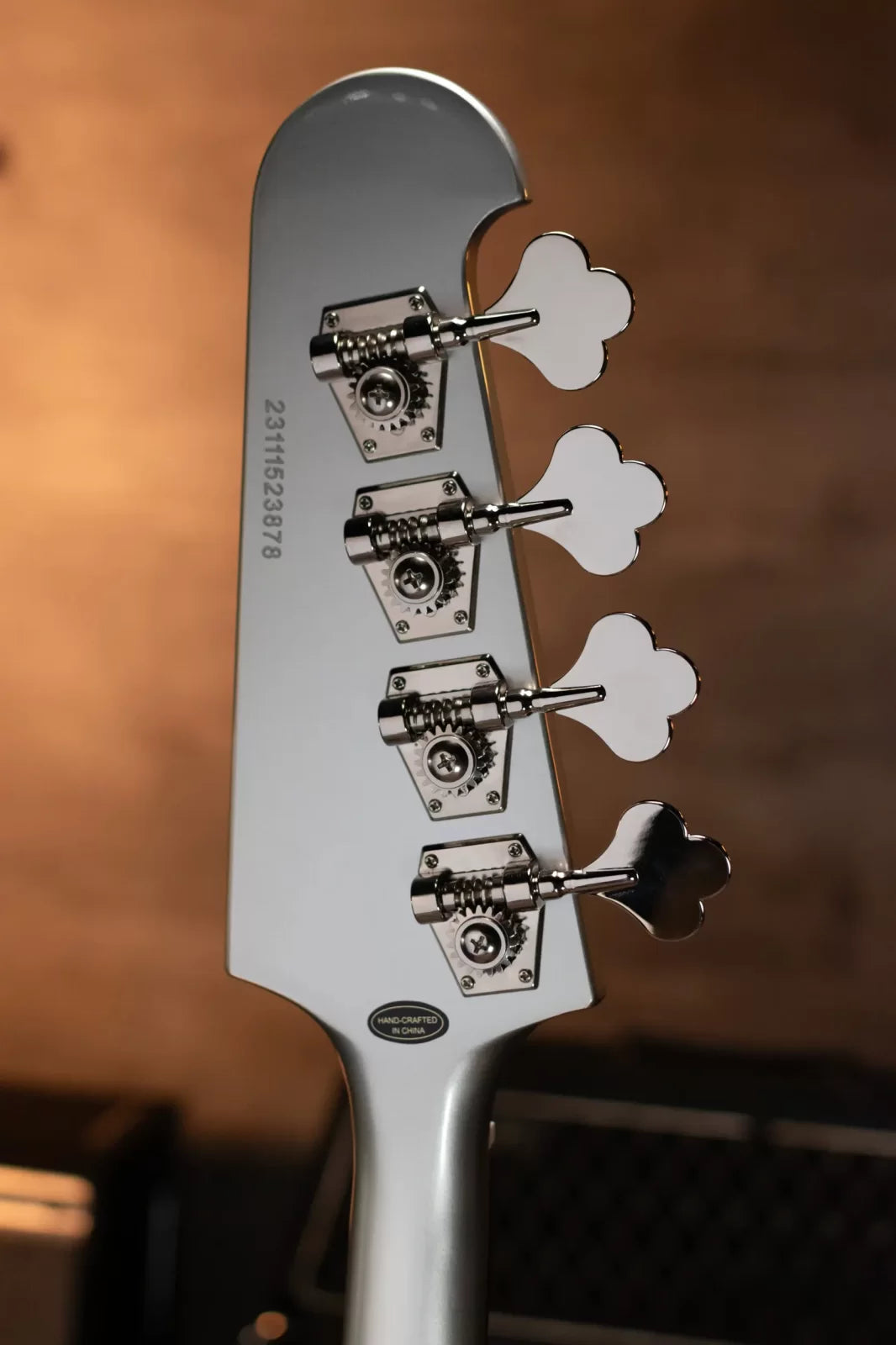 Epiphone Thunderbird '64 Electric Bass Guitar - Silver Mist with Premium Gig Bag