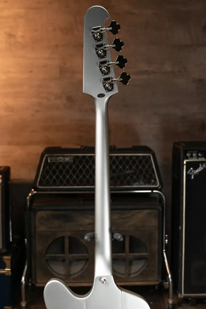 Epiphone Thunderbird '64 Electric Bass Guitar - Silver Mist with Premium Gig Bag