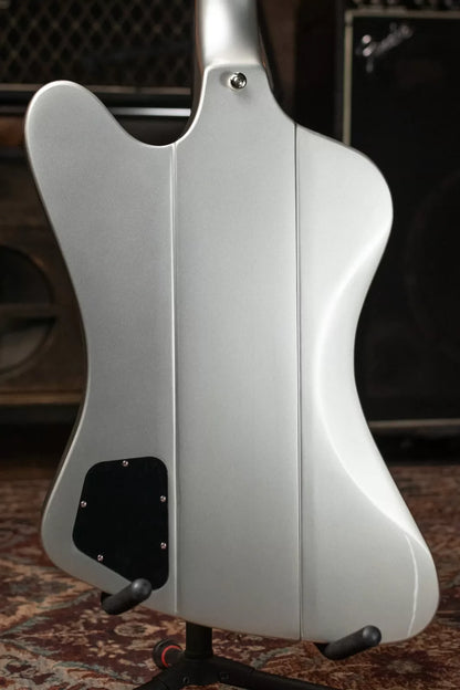 Epiphone Thunderbird '64 Electric Bass Guitar - Silver Mist with Premium Gig Bag